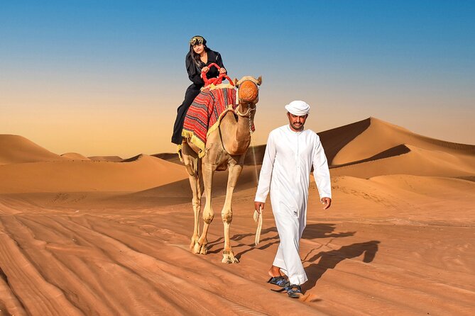 Dubai Red Dune Camel Trekking, Desert Safari and BBQ Dinner - Red Dune Camel Trekking