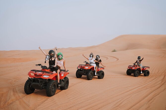 Dubai: Red Dunes ATV, Sandsurf, Camels, Stargazing & 5* BBQ at Al Khayma Camp - Free Cancellation and Flexibility