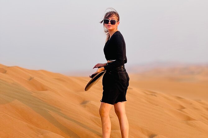 Dubai : Red Dunes ,Camel ,Sandsurf , Sunset & Premium Dinner - Experience Emirati Culture at a Bedouin Camp