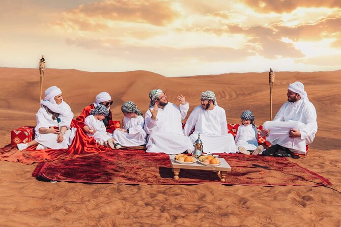 Dubai : Red Dunes ,Camel ,Sandsurf , Sunset & Premium Dinner - Inclusions: Dinner and Alcoholic Beverages