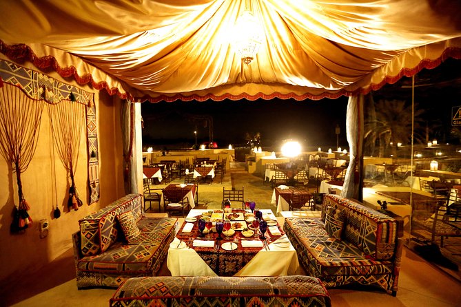 Dubai Sahara Desert Fortress Dinner Without Dune Bashing - Sample Menu