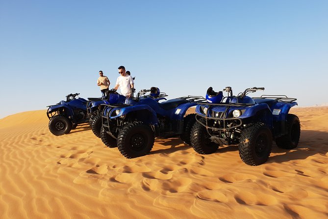 Dubai Self Drive ATV Safari With Sand Boarding and Dinner  - Sharjah - Common Questions