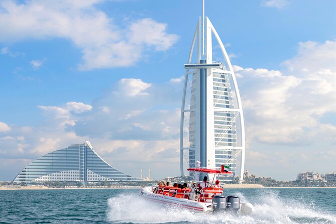 Dubai Speedboat Tour: JBR Skyline, Atlantis, Burj AlArab Optional - Pricing and Booking Details