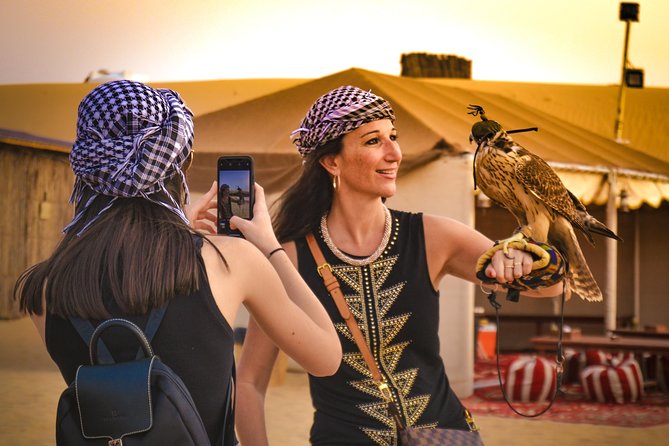 Dubai: Sunset Camel Caravan Safari With BBQ Dinner at Al Khayma Camp - Background