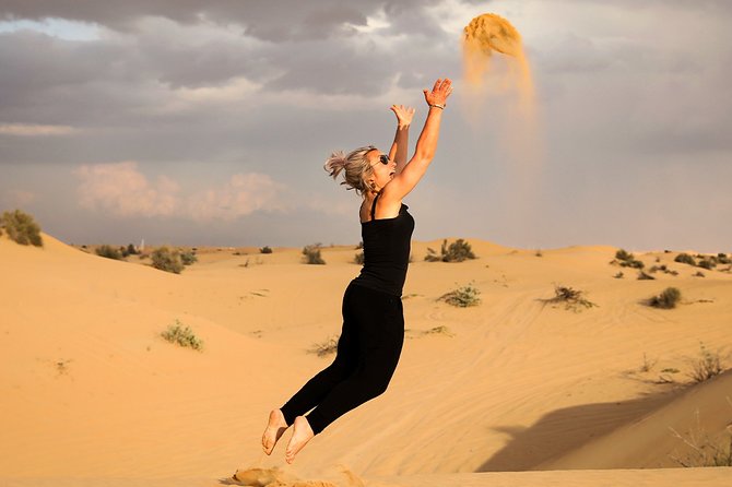 Dubai Sunset Camel Trekking With BBQ Dinner at VIP Camp - The Sum Up