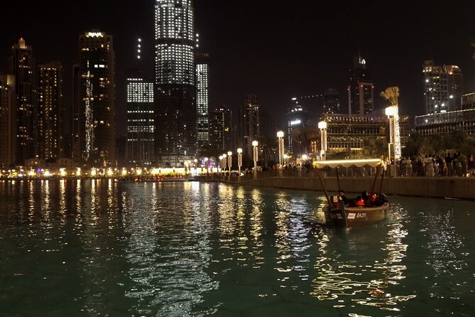 Dubai Water Fountain Show And Lake Ride Near Burj Khalifa With Transfer - Cancellation Policy