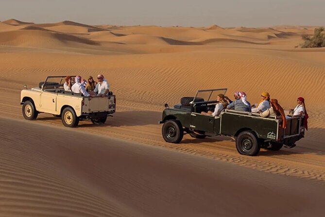 Dubais Al Khayma Evening Heritage Safari in a Vintage Mercedes - Visit to Al Marmoom Oasis