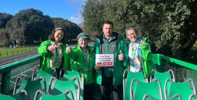 Dublin: Hop-On Hop-Off Tour With Live German Commentary - Unique Experience