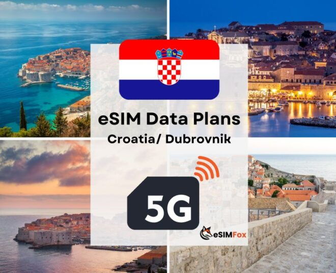 Dubrovnik: Esim Internet Data Plan for Croatia 4g/5g - Features and Compatibility