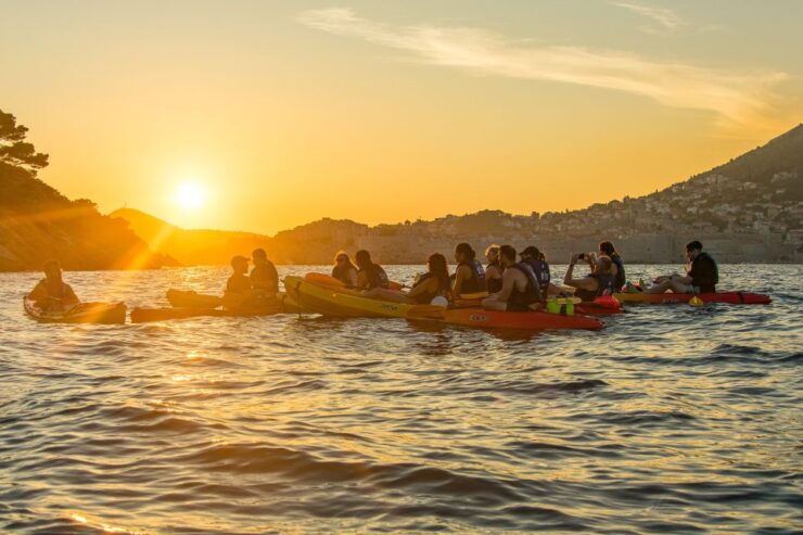 Dubrovnik: Guided Sunset Sea Kayaking With Snacks and Wine - Activity Details