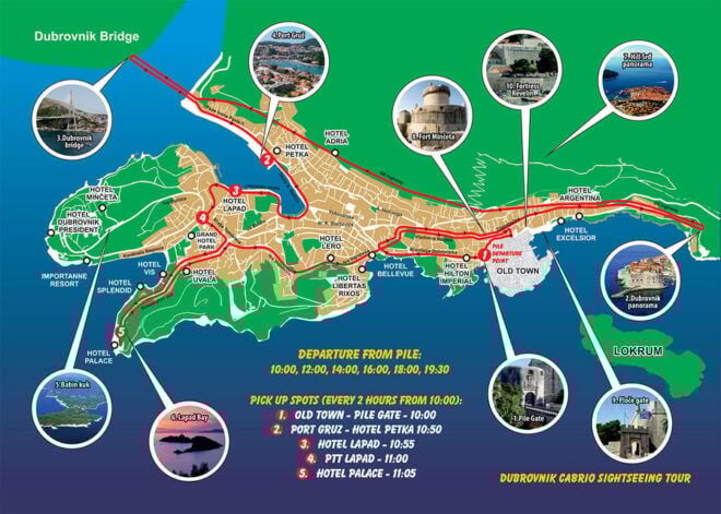 Dubrovnik: Hop-on Hop-off Sightseeing Bus - Scenic Views and Attractions