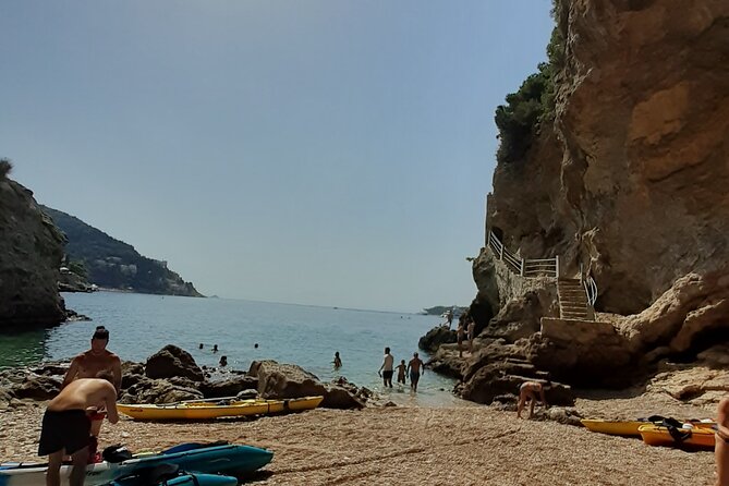 Dubrovnik Old Town Walls and Betina Cave Beach Kayak Tour - Experience Description