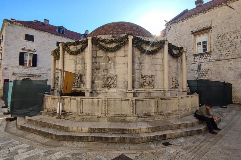 Dubrovniks Old Town Walking Trip - Jesuit Stairs, the church, and a high view