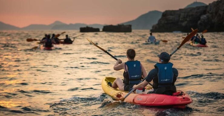 Dubrovnik: Sunset Kayaking and Snorkeling Tour - Itinerary and Activities
