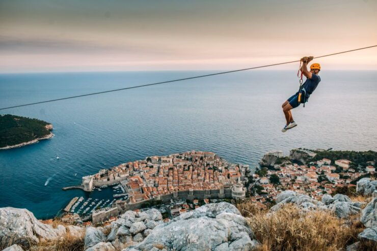 Dubrovnik: Sunset Zip Line Experience Followed by Wine - Experience Highlights