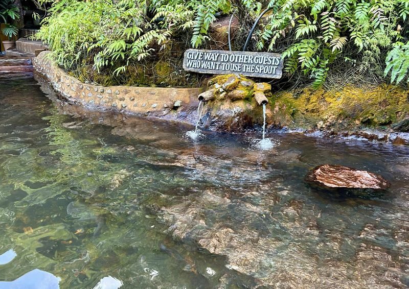 Dumaguete-Valencia Tour: Pulangbato Falls, Hot Spring, Sulfur Vents - Pulangbato Falls: red stone and a cool-water swim