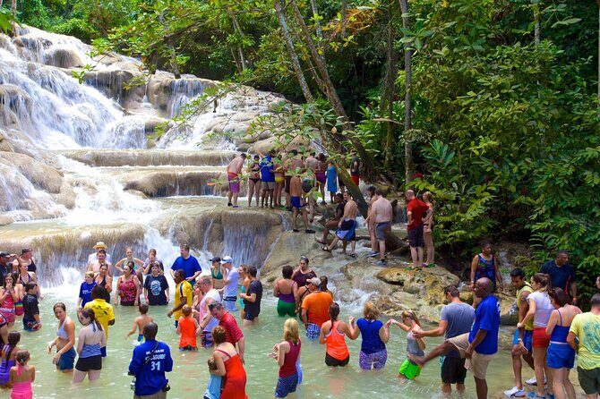 Dunns River Falls River Tubing and shopping with transportation - Discovering the Ultimate Jamaican Adventure