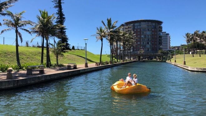 Durban: Waterfront Canals Pedal Boat Rental - Description of the Activity