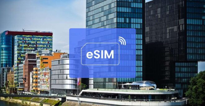 Düsseldorf: Germany/ Europe Esim Roaming Mobile Data Plan - Step-By-Step Guide to Set up E-Sim on Your Device