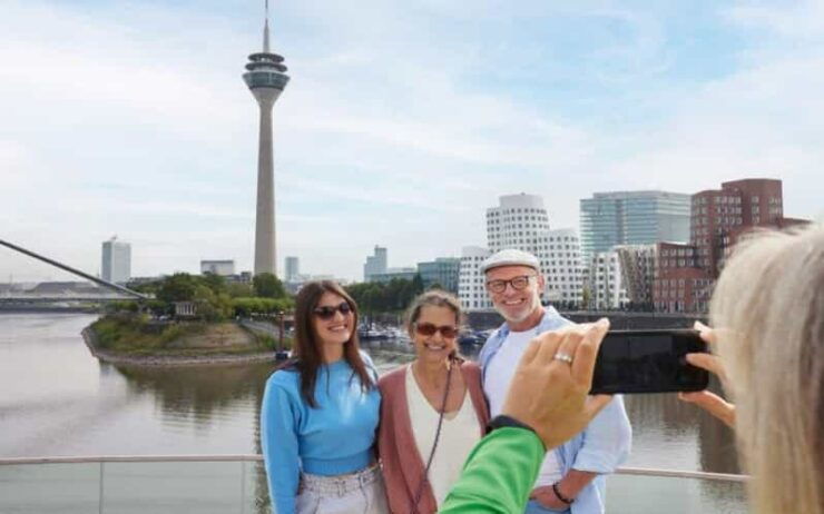 Düsseldorf: Media Harbor and Rhine Tower - The Iconic Rhine Tower