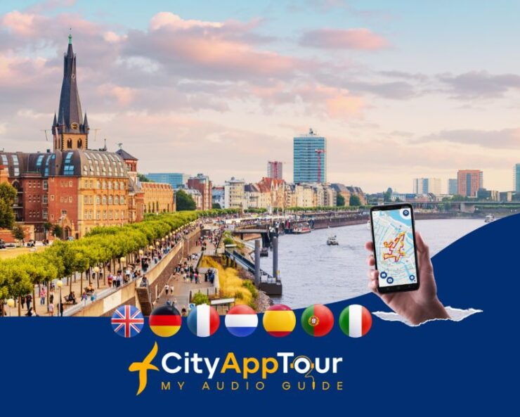 Dusseldorf: Walking Tour With Audio Guide on App - Booking Details and Flexibility