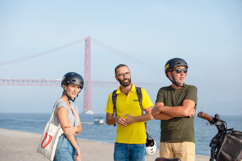 E-Bike Group Tour Lisbon: along the river to Belém - The cycling conditions deserve a close look