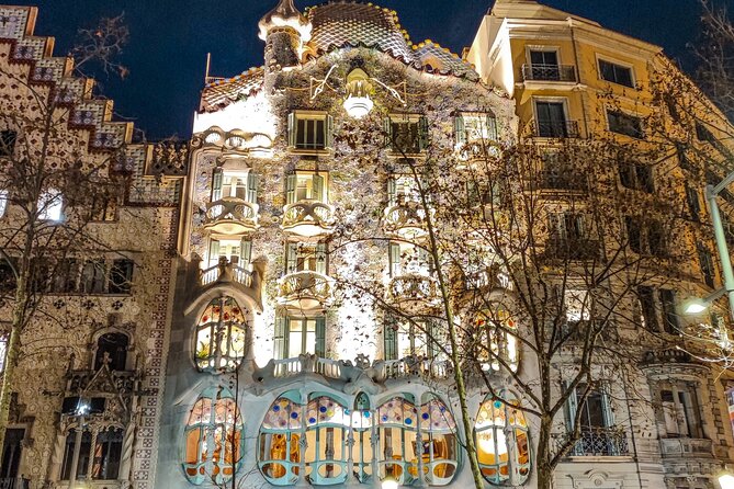 E-bike Night Tour Barcelona - Tour Itinerary