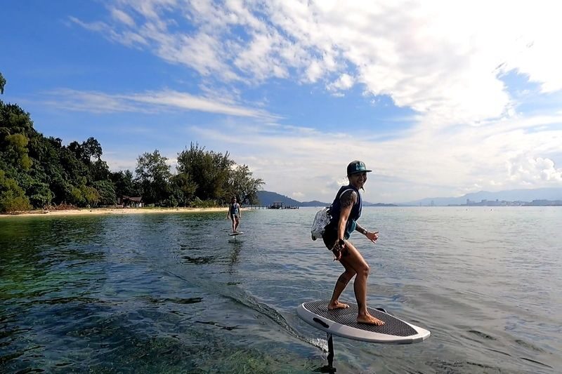 E-foil Flyer Experience in Sabah - One hour, two hours, or a sunset ride