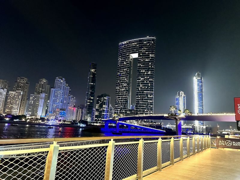 E-Scooter Guided Tour of Dubai Marina, Bluewaters Island & JBR - Dubai Marina’s towers and yacht-lined water