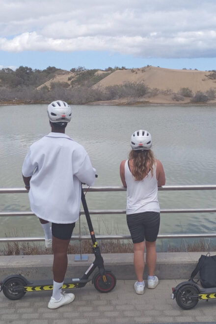 E-Scooter Step Kickstart Guided Tour: Sightseeing Maspalomas - Inclusions