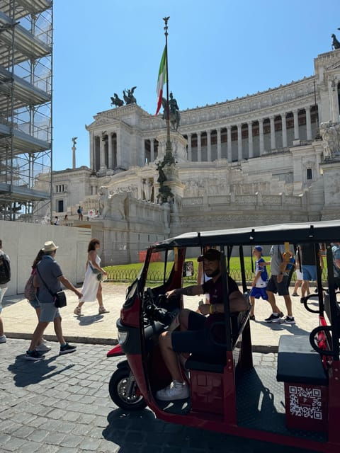 E-tuk Tour: Rome in a Day - Booking Details