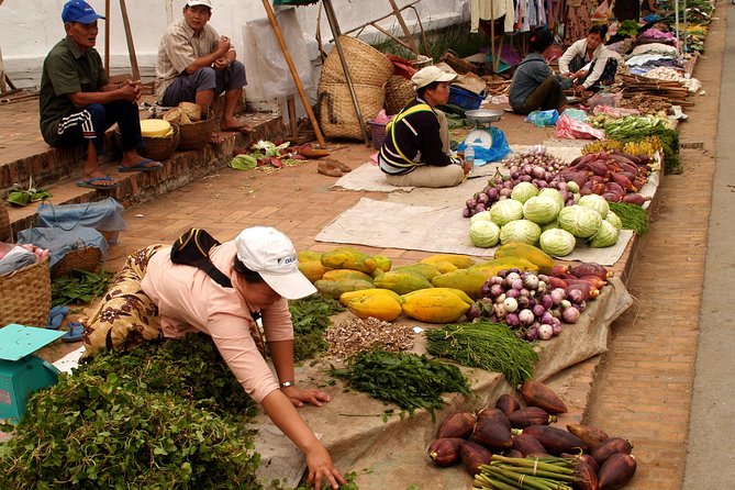 Early Morning Alms Giving and Wet Market - Alms Giving Ceremony Experience