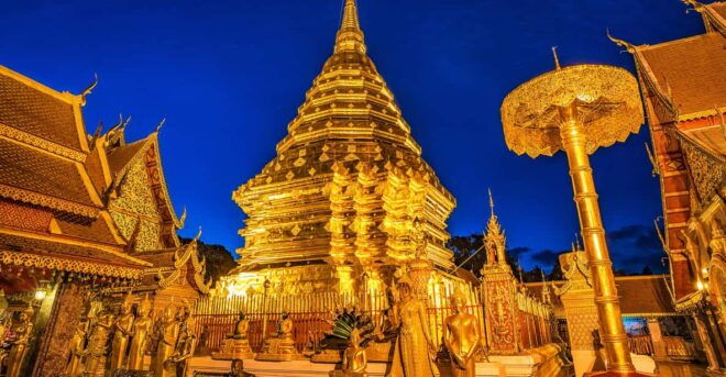 Early Morning Doi Suthep With Monk Chanting and Alms - Highlights of the Journey
