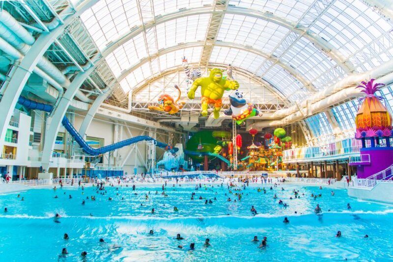 East Rutherford: Dreamworks Indoor Water Park Entry Ticket - Rides and Activities Breakdown