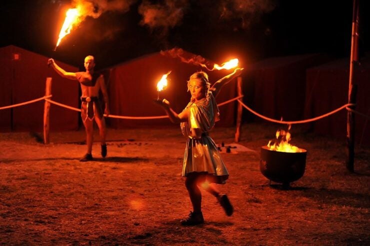 Eat Under the Stars Like a Gladiator With Roma on Fire Show - Good To Know