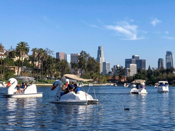 Echo Park Lake: Swan Pedal Boat Rental - Experience Highlights