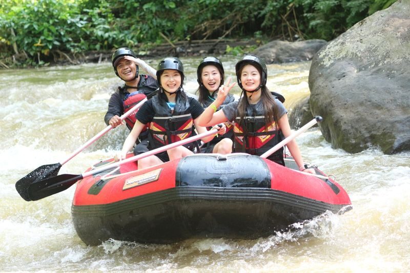 Eco-conscious Bali White Water Rafting (No step-up access) - Two hours on the Ayung River