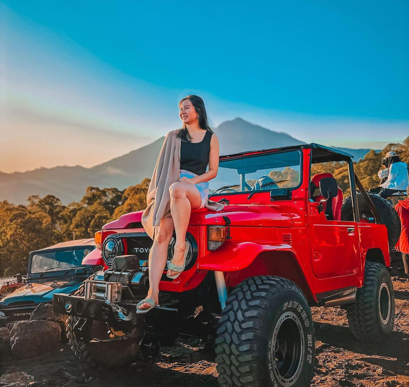 Eco-conscious Mount Batur Sunrise Jeep Tour Optional Photographer - Mount Batur before dawn