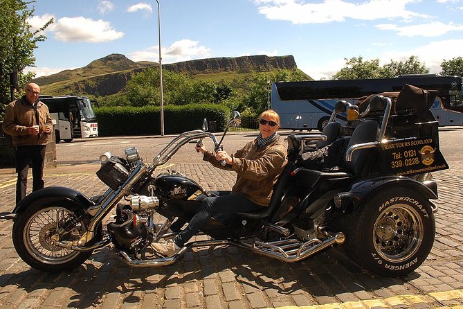 Edinburgh City Trike Tour With 2 Malt Whiskys - Cancellation Policy