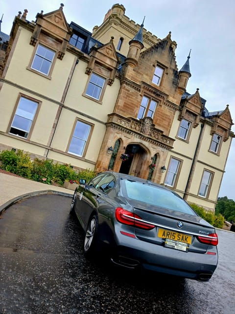 Edinburgh: Luxury Car and Driver Hire with Unlimited Mileage - Important Information and Considerations