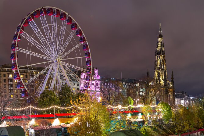 Edinburghs Christmas Lights and Festive Black Taxi Tour - Pickup and Return Details