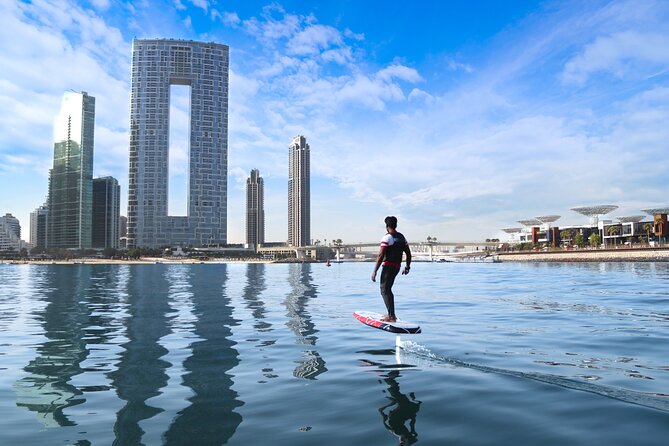 EFoil and Hydrofoil Surfboard Activity in Dubai - Directions and Cancellation Policy