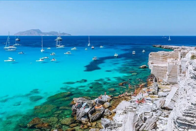 Egadi Islands Boat Tour Favignana and Levanzo from Trapani - Bue Marino and Cala Rossa from the water