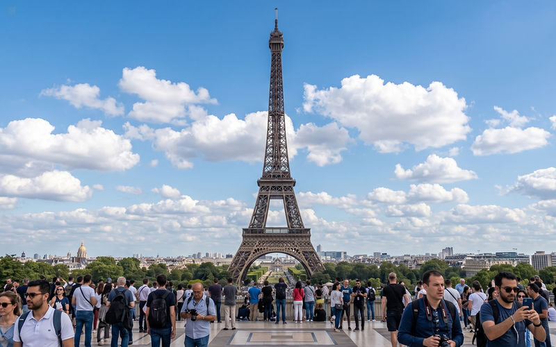 Eiffel Tower Climbing Tour with Optional Summit with Elevator - A guide and a meeting point to pin down