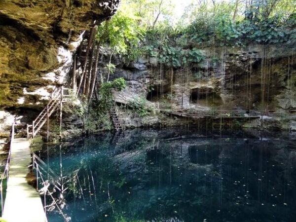 Ek Balam: Plus Cenote Swimming and Valladolid City - Refreshing Swim in Cenote Xcanché