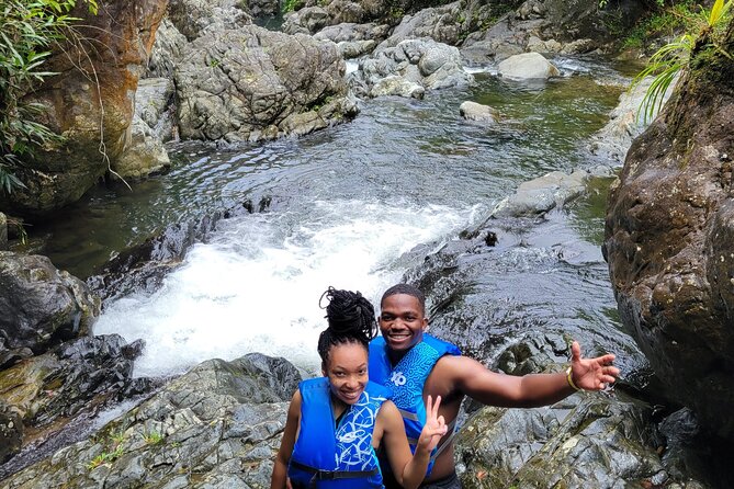 El Yunque Rainforest - Waterslide, Cliff Jump, and Rope Swing! - Thrilling Waterslide Experience