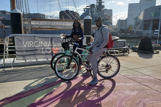 Electric Bike Rental Downtown Norfolk (Self Guided Tour) - Inclusions