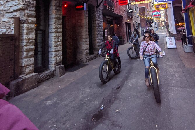 Electric Fat Tire Bike Ride Music City Nashville TN - Pricing