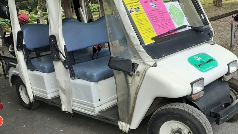 Electric golf cart rental in Villa Borghese Gardens ticket in Rome - What a cart changes about a visit to Villa Borghese