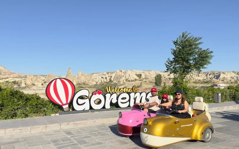 Electrik Trike Experience Cappadocia1 Hour or Sunset - From Göreme to Çavuşin’s pigeon houses